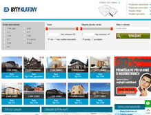Tablet Screenshot of byty-klatovy.com